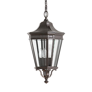 Cotswold Lane-Pendant 3 Light in Traditional Style-9.5 Inch Wide by 21.5 Inch High - 276631
