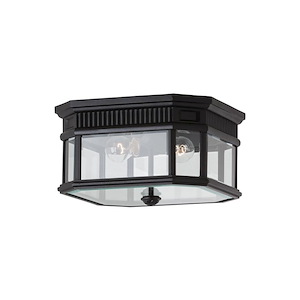Feiss Lighting-Cotswold Lane-Two Light Outdoor Flush Mount in Traditional Style-11.5 Inch Wide by 6.63 Inch High - 276627