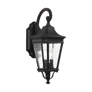Cotswold Lane-Outdoor Wall Lantern Traditional Aluminum Approved for Wet Locations in Traditional Style-9 Inch Wide by 20.5 Inch High - 1214376