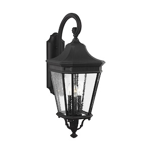 Cotswold Lane-Outdoor Wall Lantern Traditional Aluminum Approved for Wet Locations in Traditional Style-12 Inch Wide by 30 Inch High - 1214151
