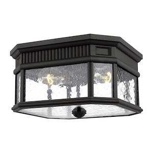 Feiss Lighting-Cotswold Lane-Two Light Flush Mount in Traditional Style-11.5 Inch Wide by 6.63 Inch High