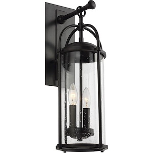Feiss Lighting-Dakota-Outdoor Wall Lantern Steel Approved for Wet Locations in Transitional Style-7.63 Inch Wide by 20.63 Inch High - 1276565