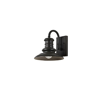 Feiss Lighting-Redding Station-Small Outdoor Wall Lantern Aluminum Approved for Wet Locations in Period Inspired Style-9 Inch Wide by 9.63 Inch High - 897744