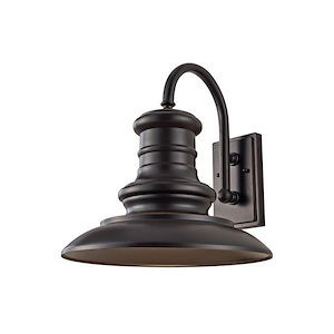 Redding Station-Large Outdoor Wall Light Aluminum Approved for Wet Locations in Period Inspired Style-15 Inch Wide by 15.63 Inch High - 897742