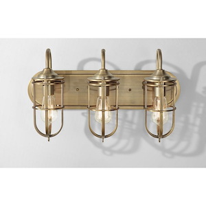 Feiss Lighting-Urban Renewal 3 Light Bath Vanity Approved for Damp Locations