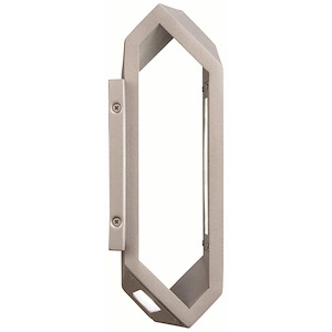 Pitch - 12W 1 LED Outdoor Wall Mount In Contemporary Style-11.5 Inches Tall and 4.75 Inches Wide - 1294651