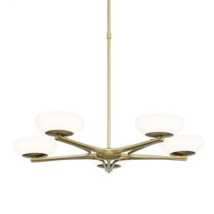 40W 5 LED Chandelier-30 Inches Wide by 20 Inches Tall