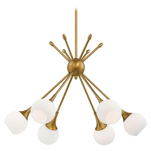 Pontil - Six Light Chandelier - 433500