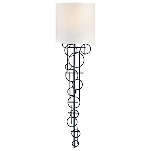 One Light Wall Sconce in Contemporary Style-8.25 Inches Wide by 30 Inches Tall