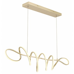 Astor - 40W 1 LED Island-10 Inches Tall and 44 Inches Wide - 1294741