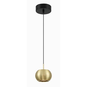 Halo - 10W 1 LED Mini Pendant-5 Inches Tall and 5 Inches Wide