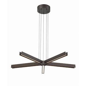 Structure - 50W 1 LED Chandelier-1.75 Inches Tall and 32 Inches Wide - 1294757