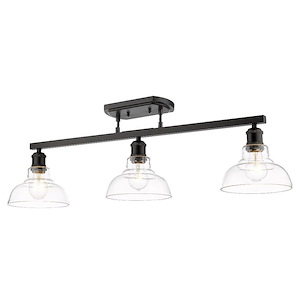 Carver - 3 Light Semi-Flush in Sturdy style - 8.25 Inches high by 35.5 Inches wide - 1033149