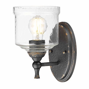 Keating - 1 Light Wall Sconce-9.75 Inch Tall and 5.88 Inch Wide - 1405626