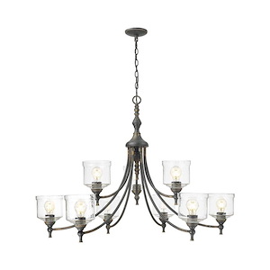 Keating - 9 Light Chandelier-29.75 Inch Tall and 44 Inch Wide - 1405628