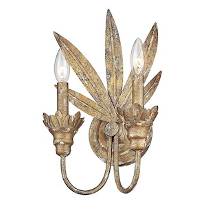 Lillianne - 2 Light Wall Sconce-14.63 Inches Tall and 9.13 Inches Wide - 1316934