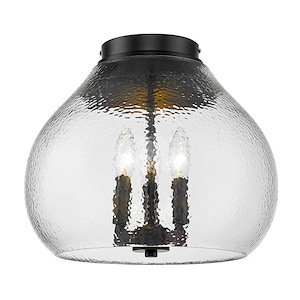 Ariella - 3 Light Semi-Flush Mount-12 Inches Tall and 13.75 Inches Wide - 1316938