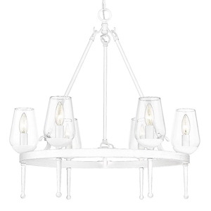 Regent - 6 Light Chandelier In Transitional Style-26.25 Inches Tall and 25.63 Inches Wide - 1217788