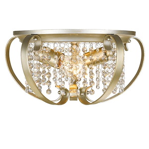 Ella - 2 Light Flush Mount in Contemporary style - 7 Inches high by 14.5 Inches wide