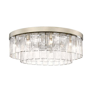 Ciara - 9 Light Semi-Flush Mount-11 Inches Tall and 27 Inches Wide - 1316944