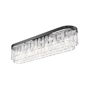 Ciara - 6 Light Flush Mount-10.88 Inch Tall and 42 Inch Wide - 1405719