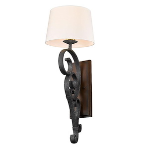 Madera - 1 Light Large Wall Sconce-32.75 Inches Tall and 12 Inches Wide