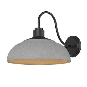 Levitt - 1 Light Outdoor Wall Mount-11.63 Inches Tall and 13.63 Inches Wide