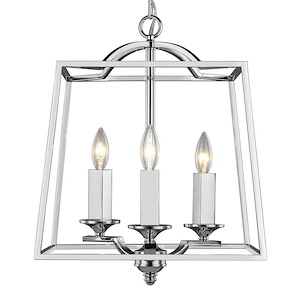 Athena - 3 Light Pendant in Durable style - 19 Inches high by 14.75 Inches wide - 1217922