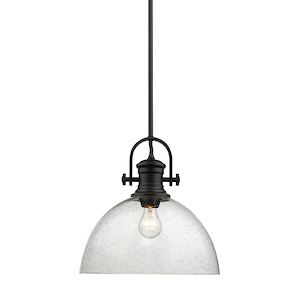 Hines - 1 Light Pendant-13.13 Inches Tall and 13.5 Inches Wide