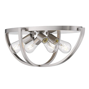 Colson - 4 Light Flush Mount in Durable style - 7.88 Inches high by 23.13 Inches wide