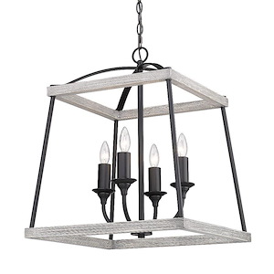 Teagan - 4 Light Pendant in Durable style - 22.625 Inches high by 19 Inches wide