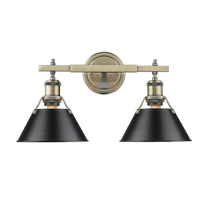 Orwell - 2 Light Bath Vanity-9.88 Inches Tall and 18.25 Inches Wide