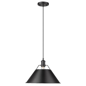 Orwell - 1 Light Large Pendant-10 Inches Tall and 14 Inches Wide