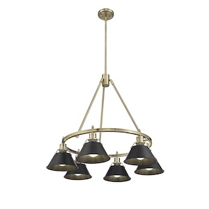 Orwell - 6 Light Chandelier-20.38 Inches Tall and 29 Inches Wide - 1340851