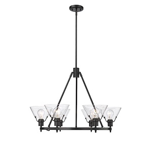 Orwell - 6 Light Chandelier-20.38 Inches Tall and 29 Inches Wide - 1272604