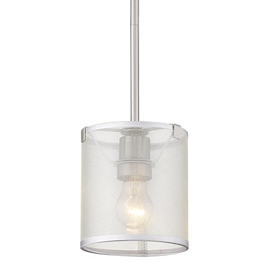 Alyssa - 1 Light Mini-Pendant in Sturdy style - 51.25 Inches high by 6 Inches wide