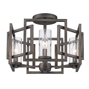 Marco - 4 Light Flush Mount-11.5 Inches Tall and 16 Inches Wide