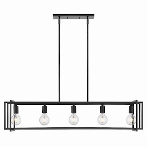 Tribeca - 5 Light Linear Pendant in Variety of style - 9.25 Inches high by 41 Inches wide - 925616