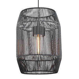 Seabrooke - 1 Light Outdoor Pendant-21.25 Inches Tall and 15 Inches Wide