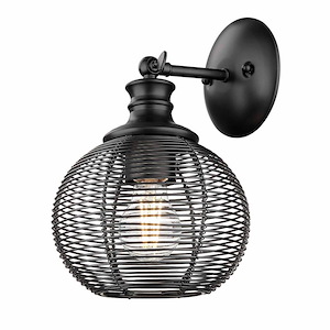 Calypso - 1 Light Wall Sconce-11.25 Inch Tall and 7.5 Inch Wide - 1405899