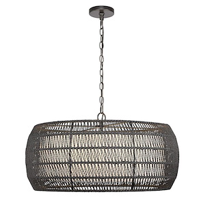 Everly - 6 Light Chandelier-13.5 Inch Tall and 27.13 Inch Wide - 1405904
