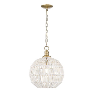 Florence - 1 Light Pendant-16.88 Inch Tall and 14 Inch Wide - 1405914