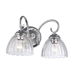 Audra - 2 Light Bath Vanity-9.63 Inch Tall and 16 Inch Wide - 1405924