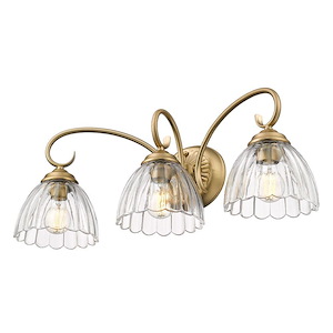 Audra - 3 Light Bath Vanity-9.63 Inch Tall and 25.5 Inch Wide - 1405925