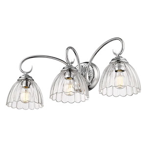 Audra - 3 Light Bath Vanity-9.63 Inch Tall and 25.5 Inch Wide - 1405925