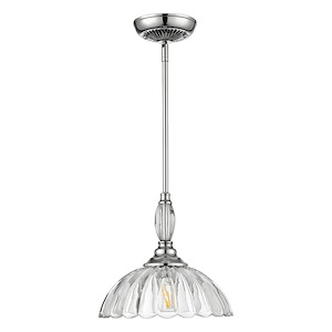 Audra - 1 Light Pendant-11.25 Inch Tall and 11.75 Inch Wide - 1405926