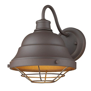 Bartlett - 1 Light Outdoor Wall Mount in Eclectic style - 10.13 Inches high by 8.38 Inches wide - 1037281