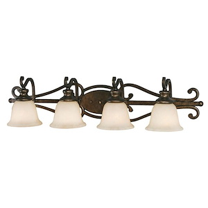 Heartwood - 4 Light Vanity in Variety of style - 9 Inches high by 39 Inches wide - 1217966