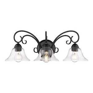 Homestead - 3 Light Vanity Bathroom Light in Eclectic style - 9 Inches high by 24 Inches wide - 926233