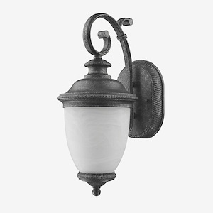 Laurel Designs - 1 Light Outdoor Wall Mount (Pack of 2) in Elegance style - 9.25 Inches high by 6.5 Inches wide